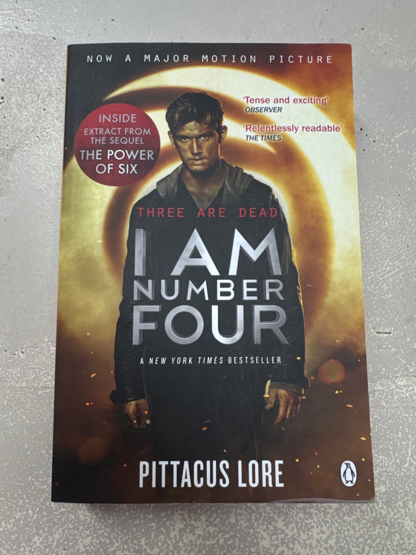 I am number four. Pittacus Lore. 2011.