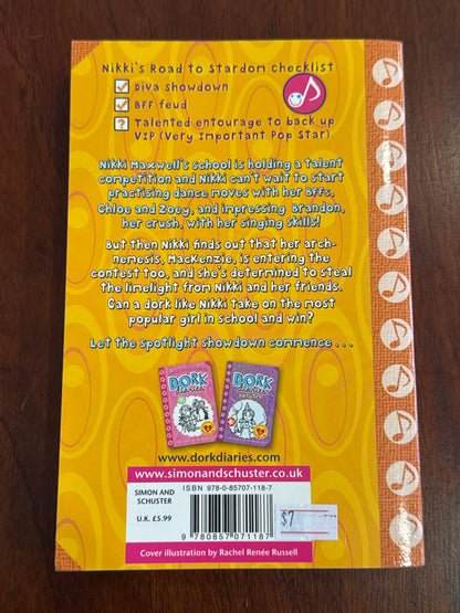 Dork diaries 3: pop star. Rachel Renee Russell. 2011.