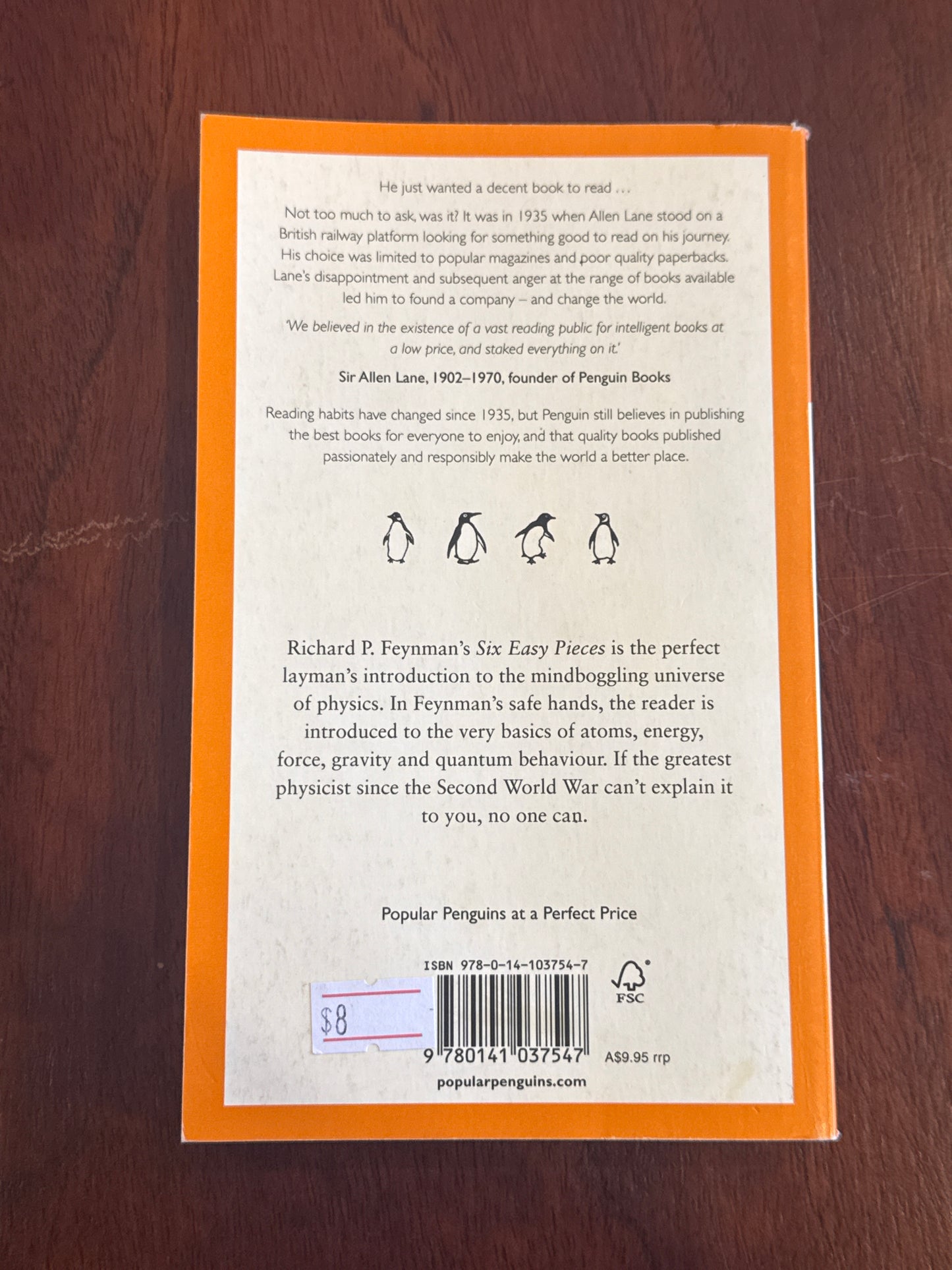 Six Easy Pieces. Richard P. Feynman. 2008.