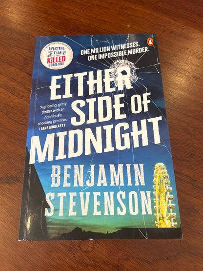 Either side of midnight. Benjamin Stevenson. 2024.