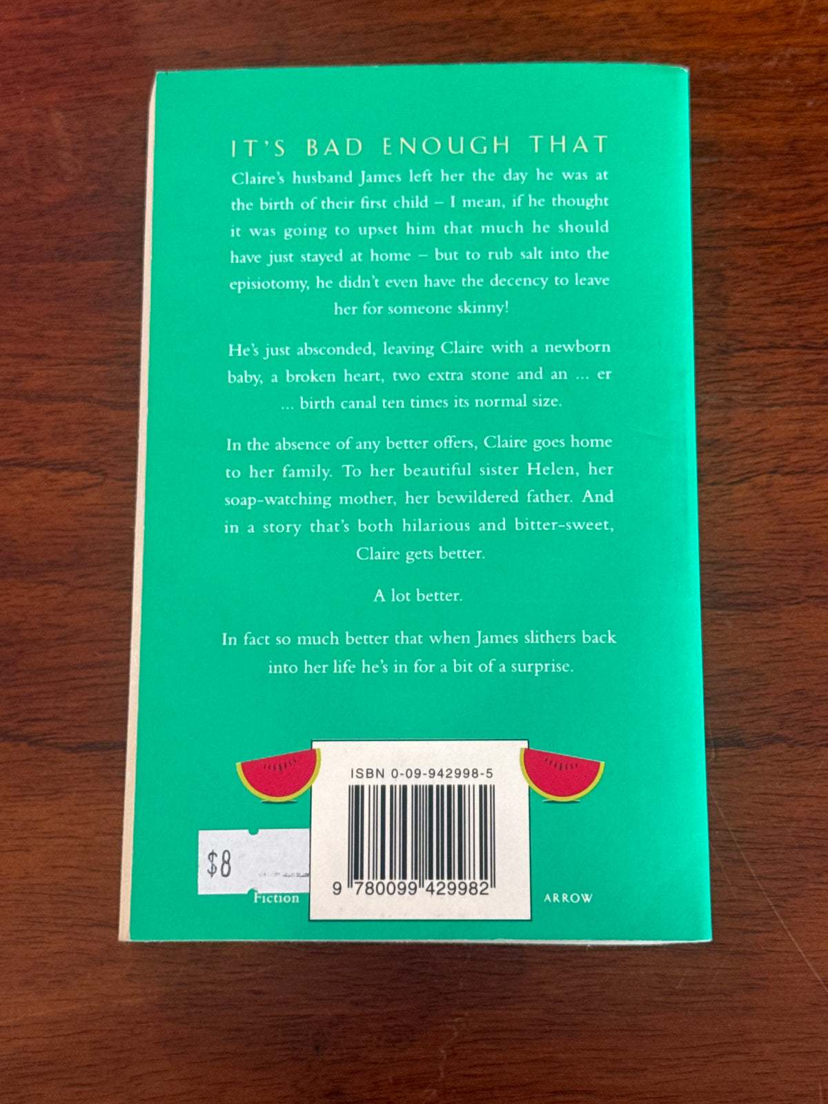 Watermelon. Marian Keyes. 2001.