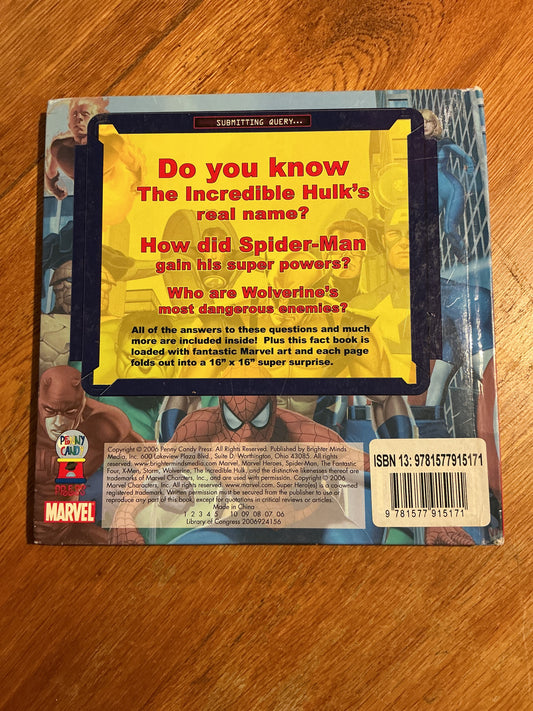 Marvel super hero fact book. [n. a. ]. 2006.
