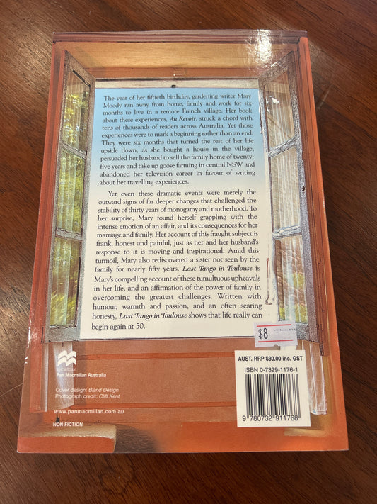 Last tango in Toulouse. Mary Moody. 2003.