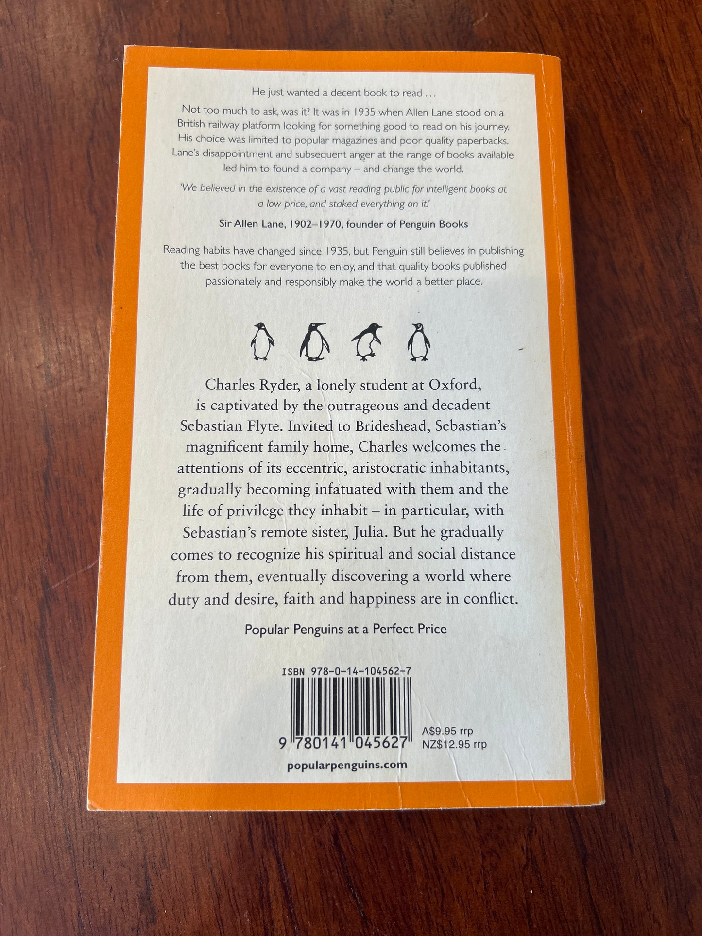 Brideshead revisited. Evelyn Waugh. 2009.