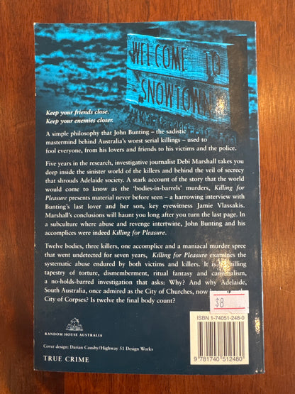 Killing for Pleasure. Debi Marshall. 2006.