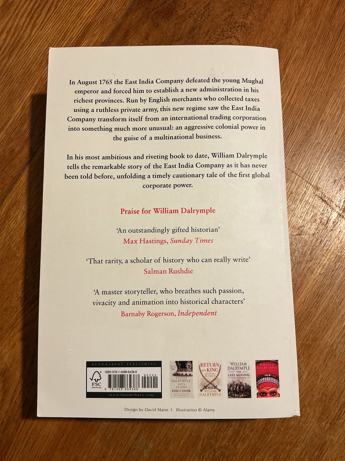The Anarchy: the relentless rise of the East India Company. William Dalrymple. 2019.