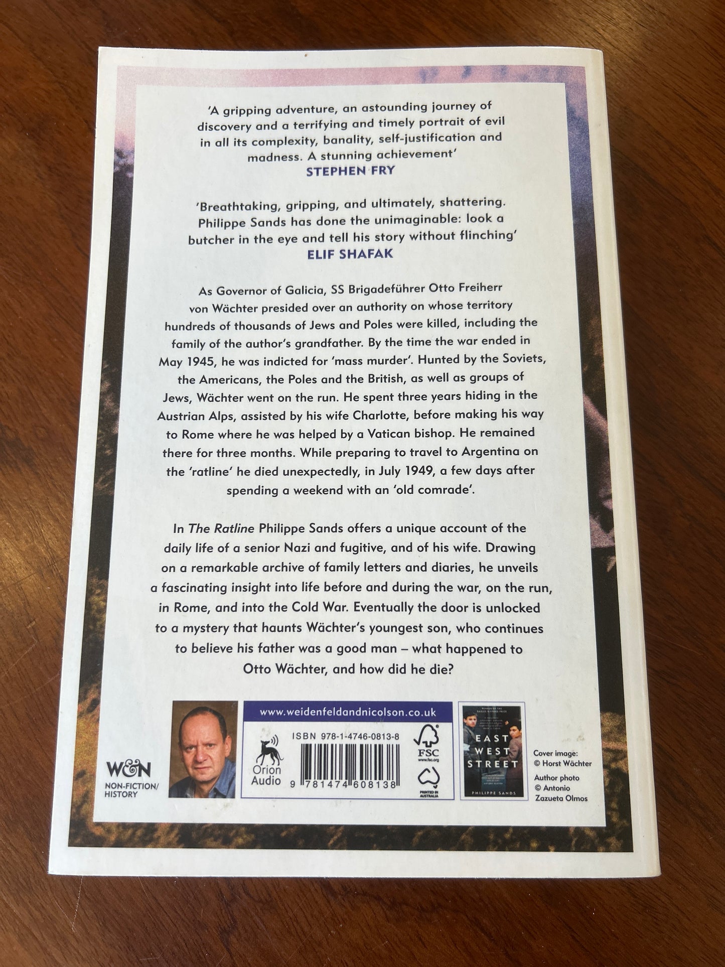 The Ratline: love, lies and justice on the trail of a Nazi fugitive. Philippe Sands. 2020.