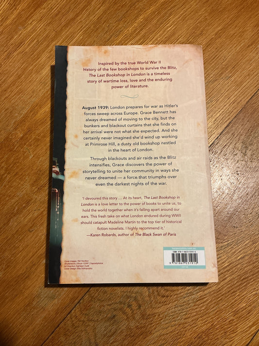 Last bookshop in London. Madeline Martin. 2021.