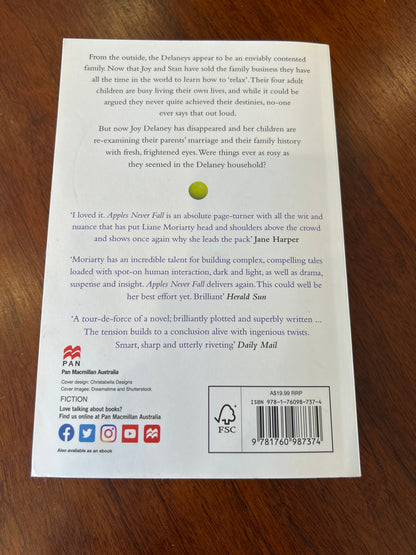 Apples never fall. Liane Moriarty. 2021.