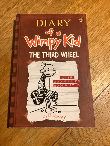 Diary of a wimpy kid 7: the third wheel. Jeff Kinney. 2012.