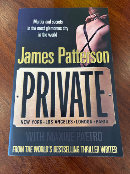 Private. James Patterson & Maxine Paetro. 2010.