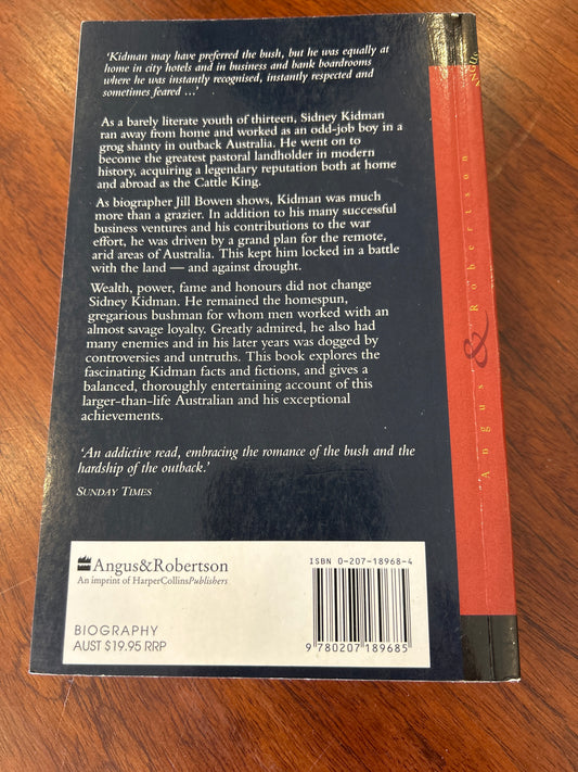 Kidman: the forgotten king. Jill Bowen. 1995.