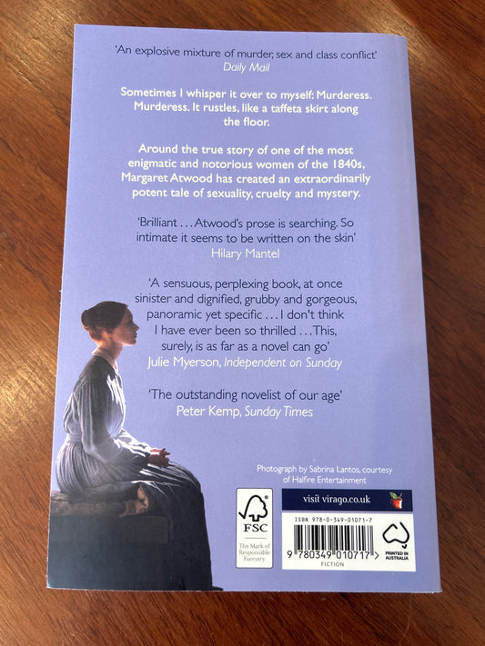 Alias Grace. Margaret Atwood. 2017.