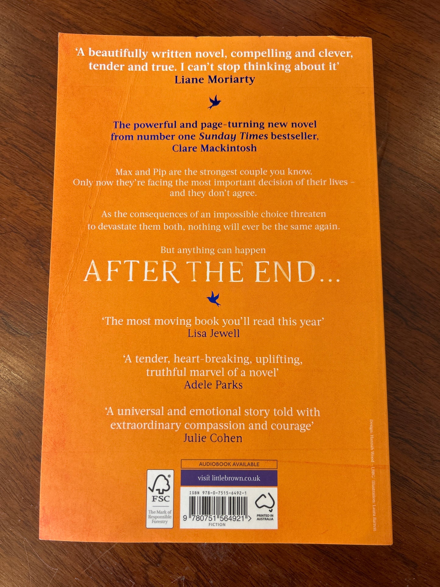 After the end. Clare Mackintosh. 2019.