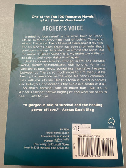 Archer’s Voice. Mia Sheridan. 2018.