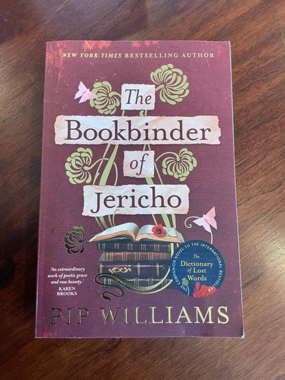 The Bookbinder of Jericho. Pip Williams. 2023.