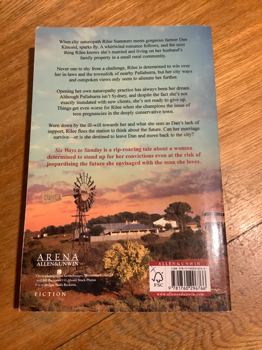 Six ways to Sunday. Karly Lane. 2017.