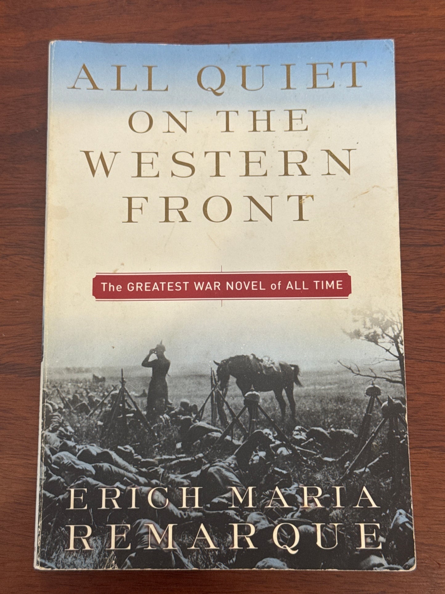 All quiet on the western front. Erich Maria Remarque. 1996.
