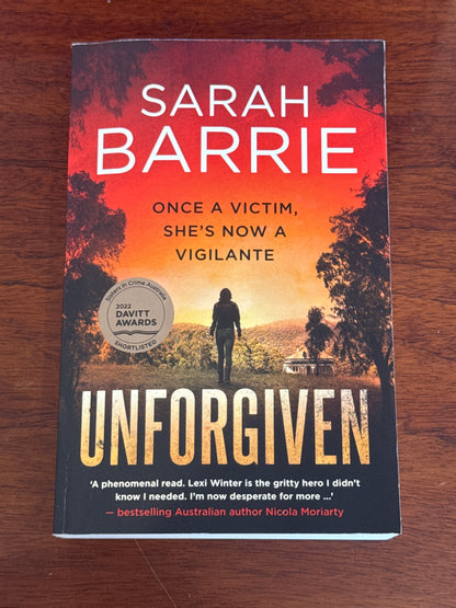 Unforgiven. Sarah Barrie. 2022.
