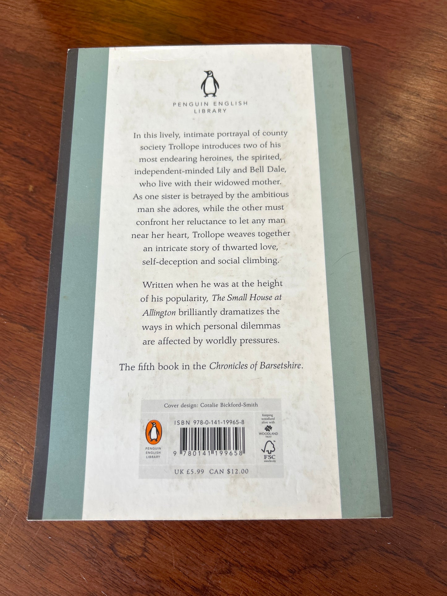 Small house at Allington. Anthony Trollope. 2012.