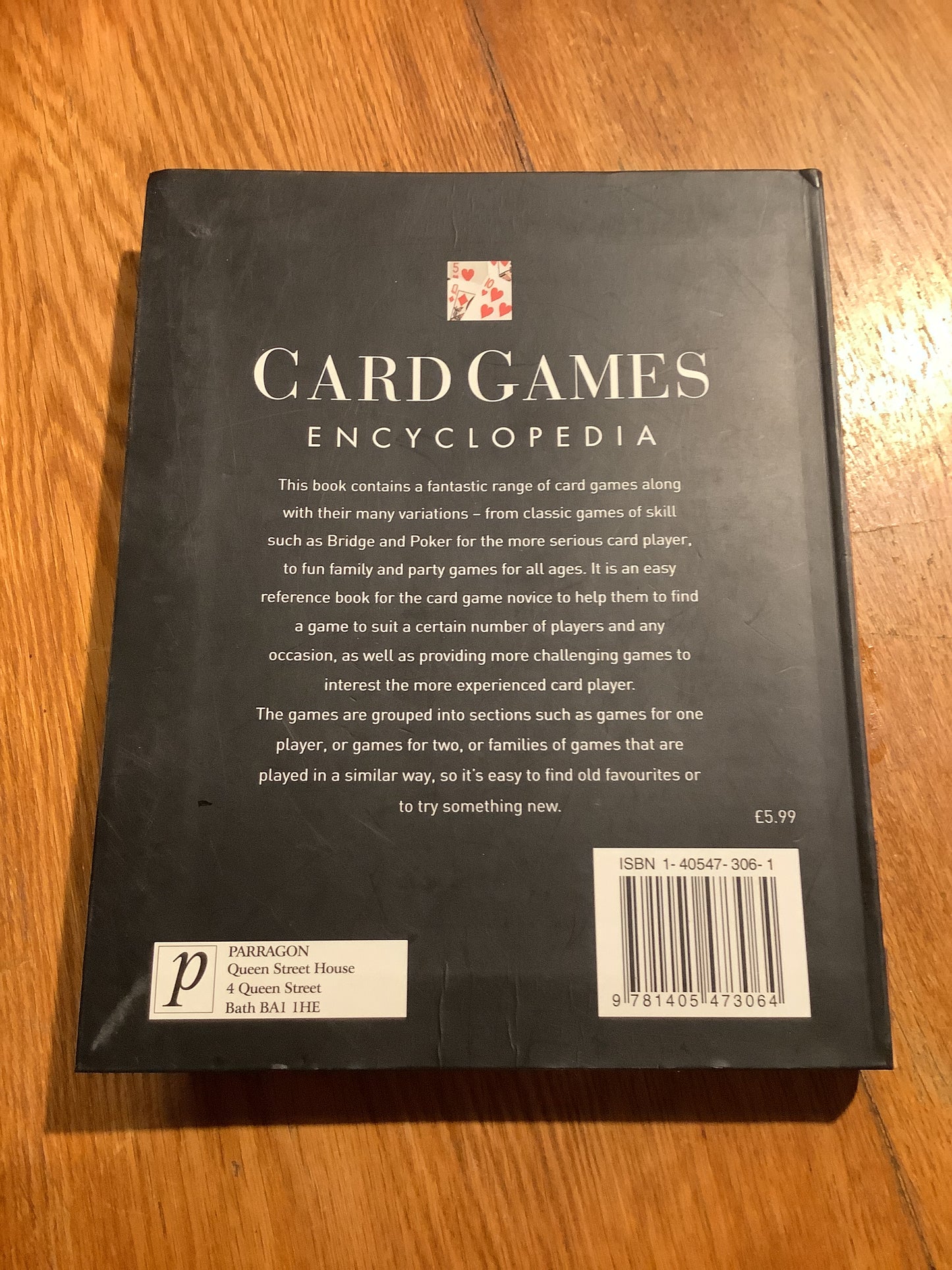 Card games encyclopedia. Sue Barraclough. 2006.