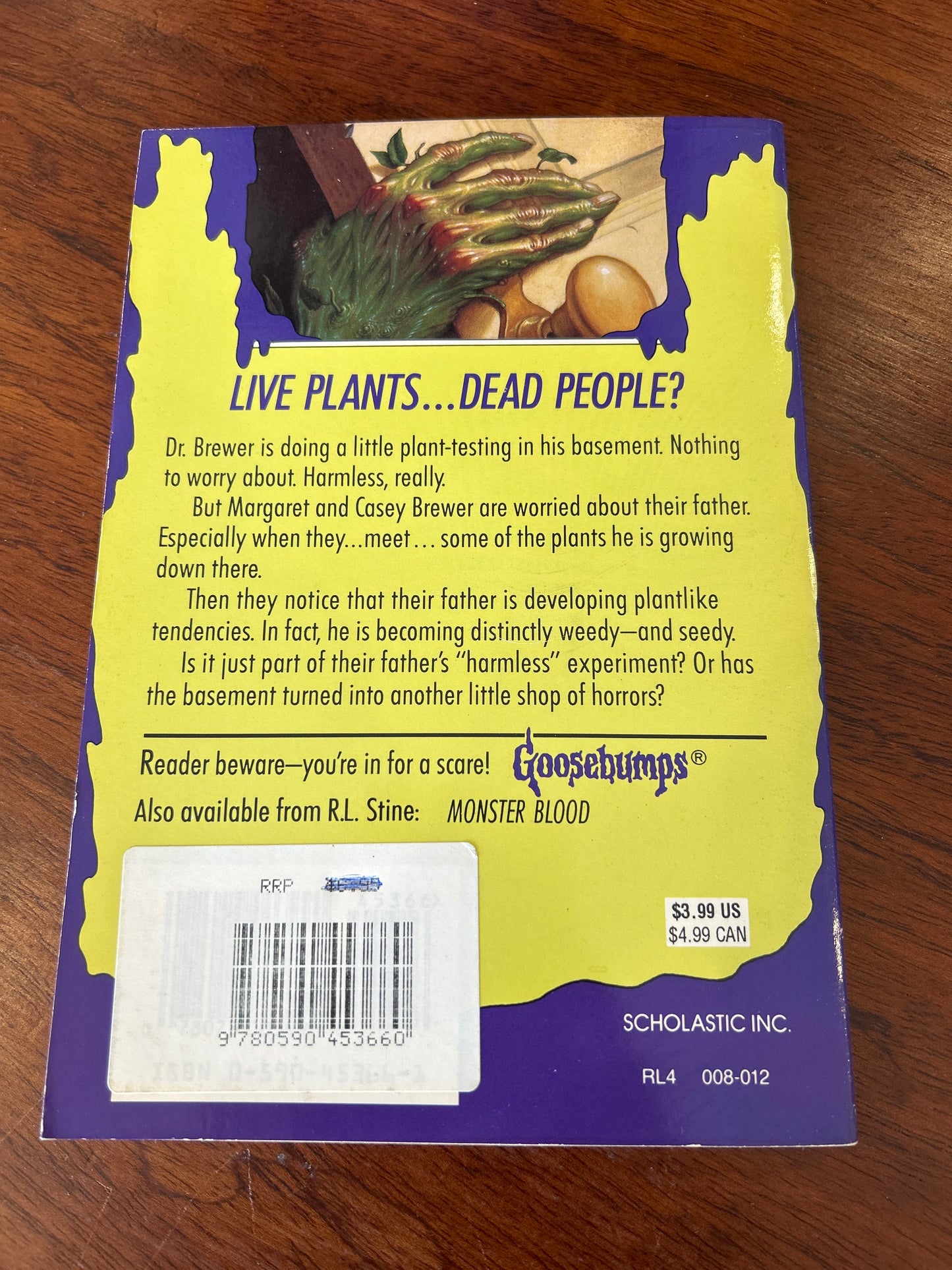 Stay out of the basement. R. L. Stine. 1992.