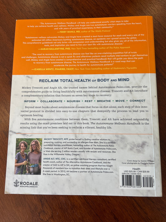 Autoimmune wellness handbook: a diy guide to living well with chronic illness. Mickey Trescott and Angie Alt. 2016.