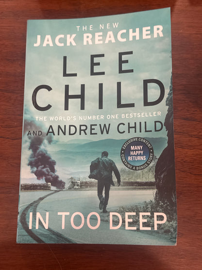 In too deep. Lee Child. 2024.