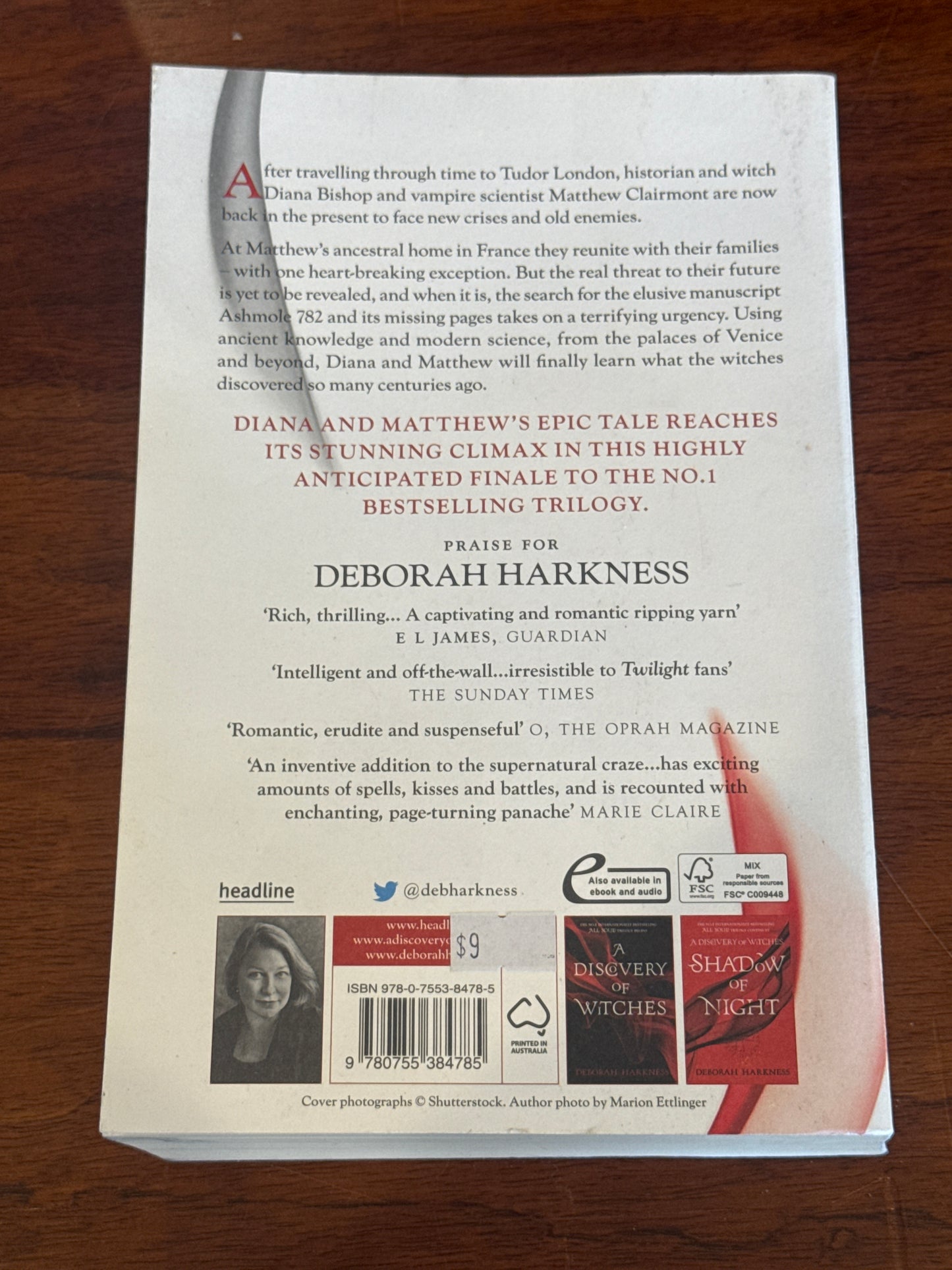 Book of life. Deborah Harkness. 2014.