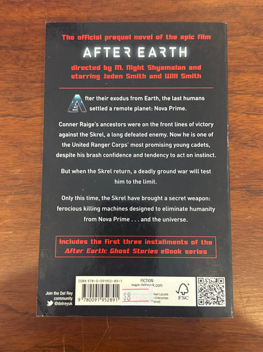 After Earth A Perfect Beast. Michael Jan Freidman, Robert Greenberger and Peter David. 2013.