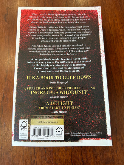 Silkworm. Robert Galbraith. 2015.