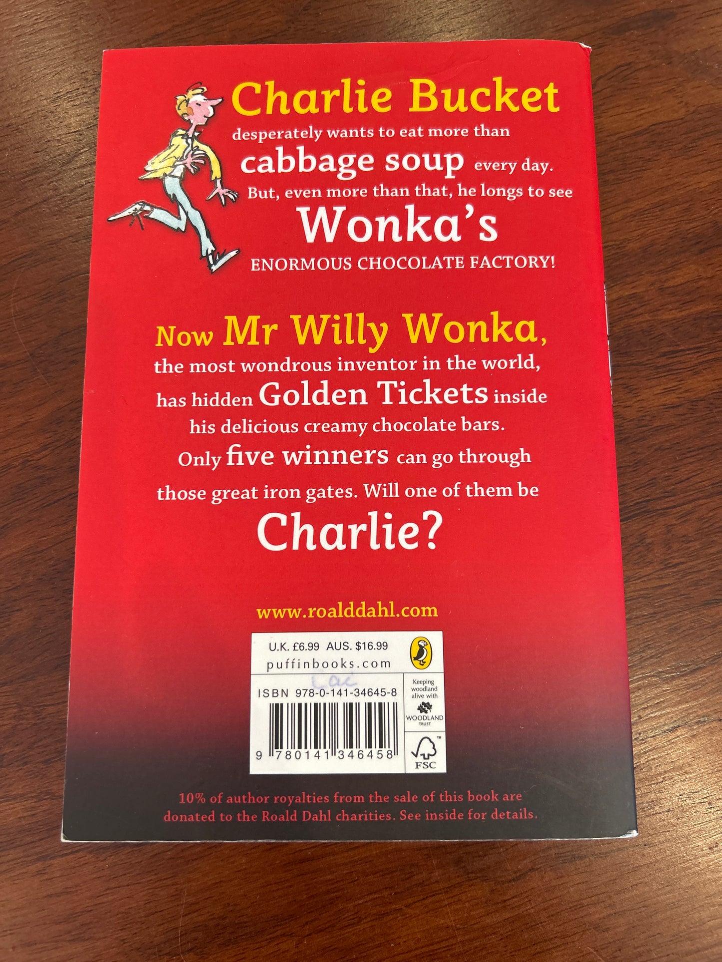 Charlie & the chocolate factory. Roald Dahl. 2014.