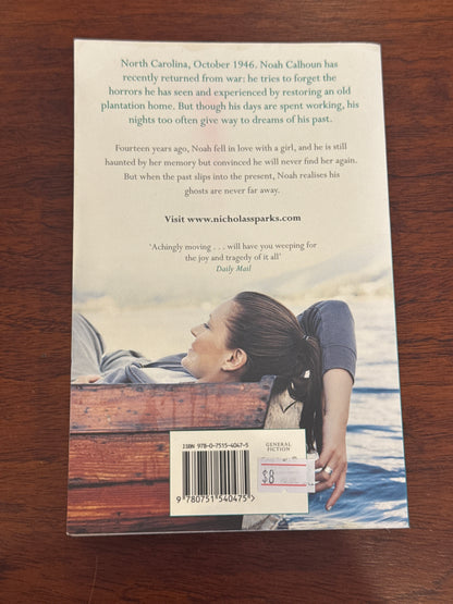 Notebook. Nicholas Sparks. 2008.