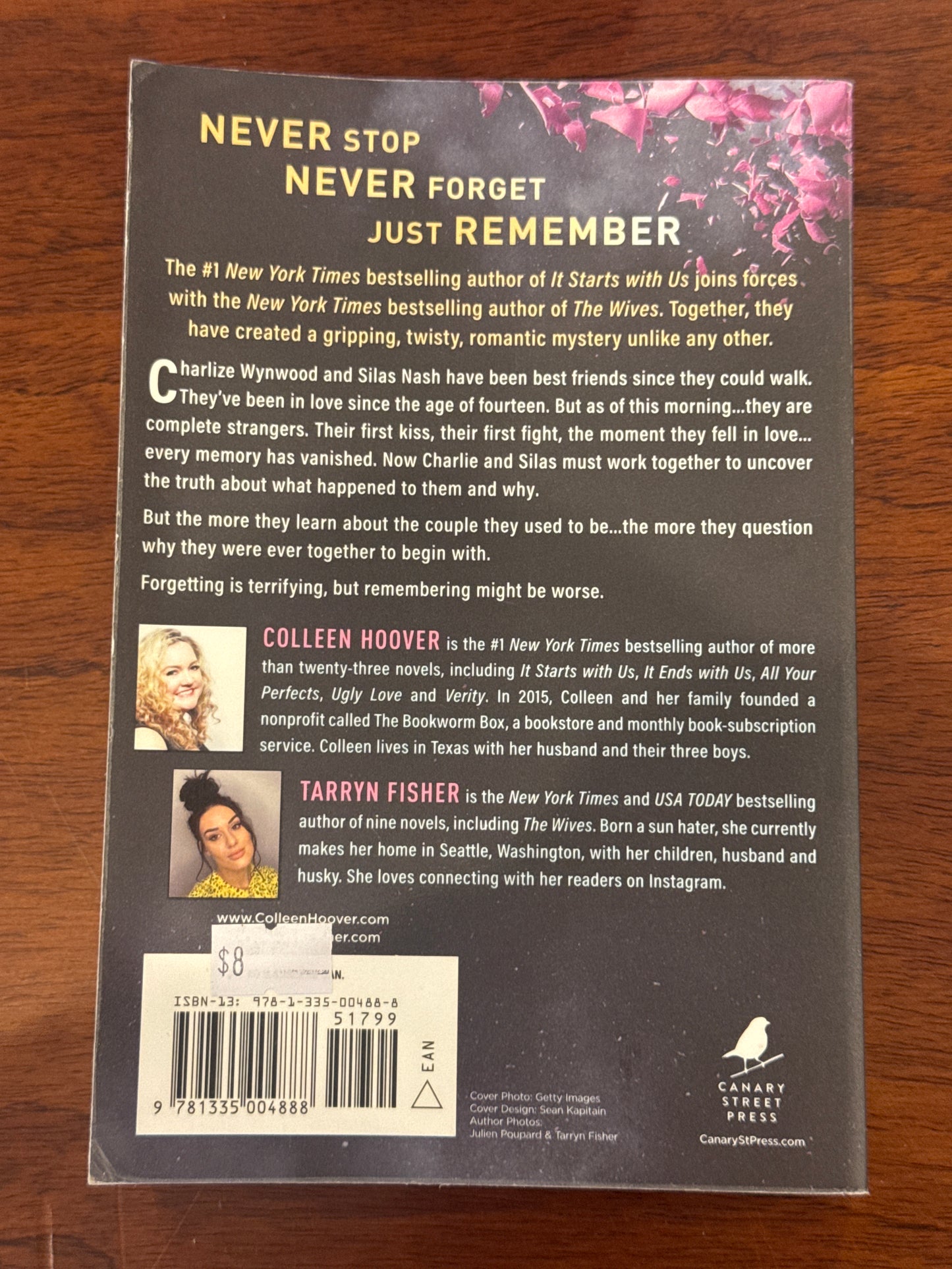 Never never. Colleen Hoover & Tarryn Fisher. 2023.