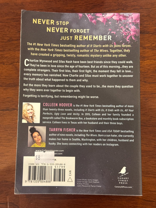 Never never. Colleen Hoover & Tarryn Fisher. 2023.