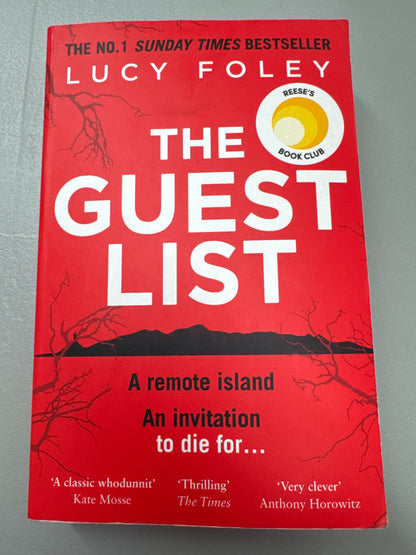 Guest list. Lucy Foley. 2020.