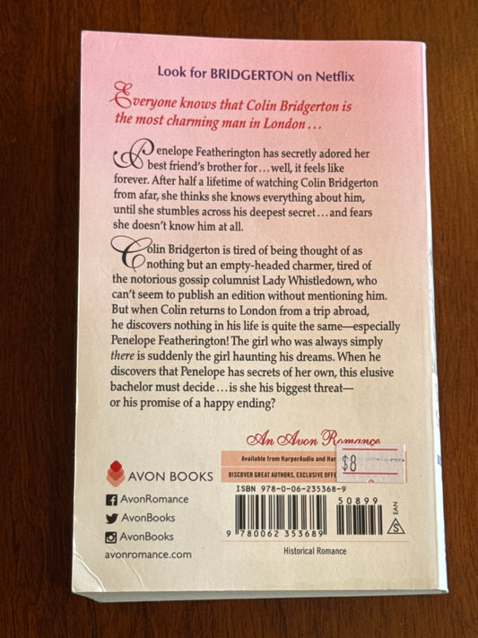 Romancing Mr Bridgerton. Julia Quinn. 2015.