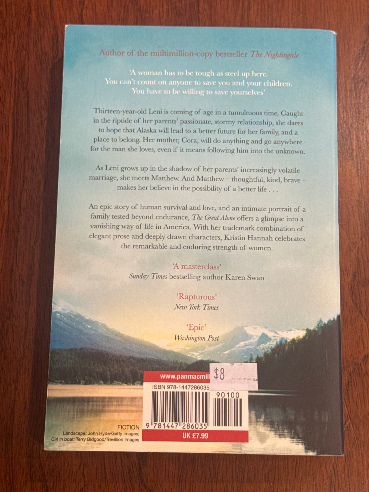 Great alone. Kristin Hannah. 2019.