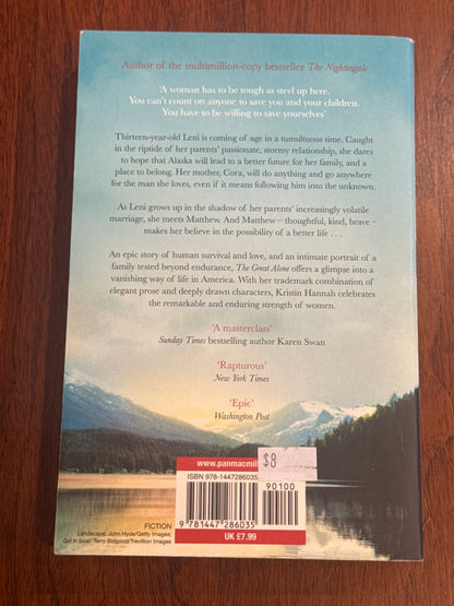 Great alone. Kristin Hannah. 2019.