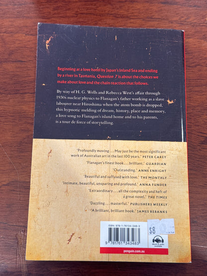 Question 7. Richard Flanagan. 2024.