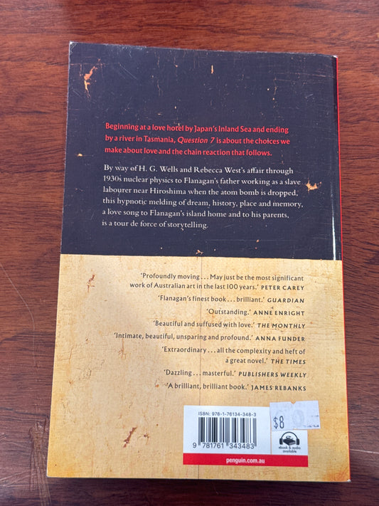 Question 7. Richard Flanagan. 2024.