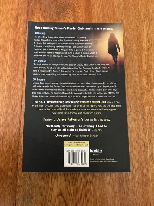 1st to die/2nd chance/3rd degree. James Patterson and Andrew Gross.  2008.