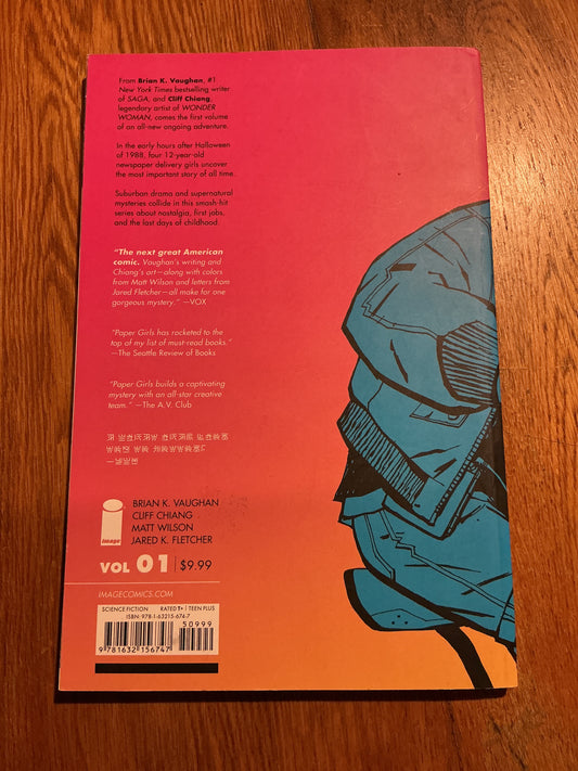 Paper girls 1. Brian K. Vaughan & Cliff Chiang. 2016.