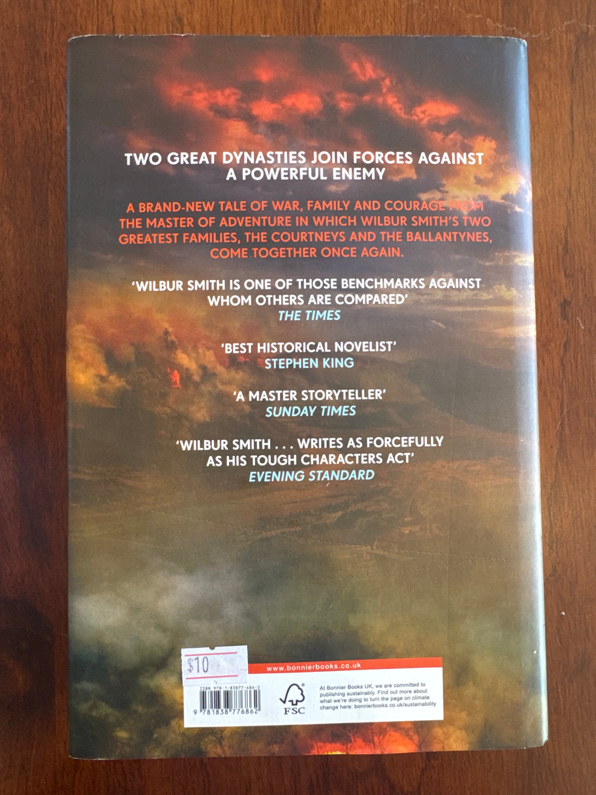 Fire on the horizon. Wilbur Smith and Imogen Roberts. 2025.