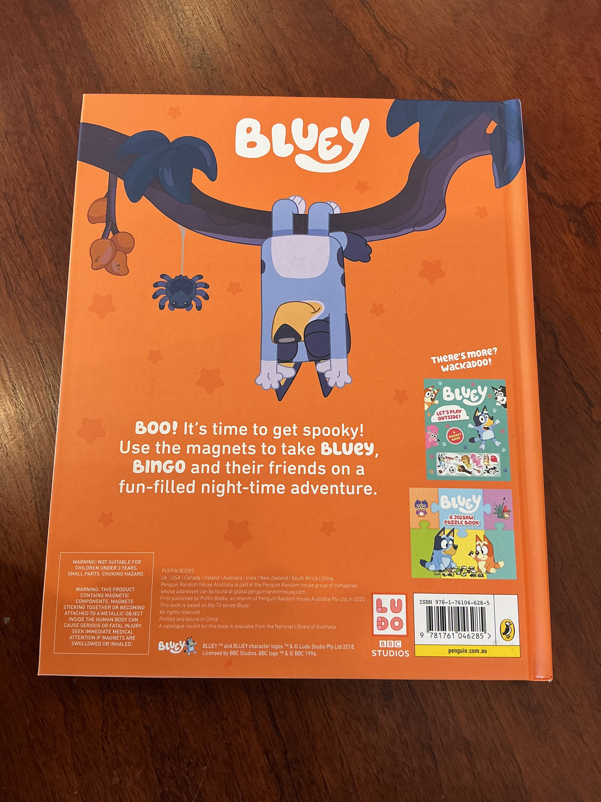 Bluey: let’s get spooky: a magnet book. 2022.