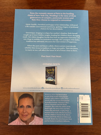 Weddings. Danielle Steel. 2026.