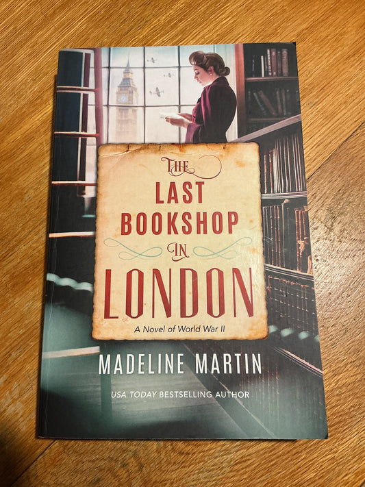 Last bookshop in London. Madeline Martin. 2021.
