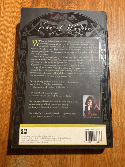 Year of wonders: a novel of the plague. Geraldine Brooks. 2001.