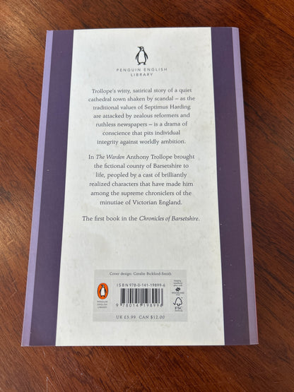 The Warden. Anthony Trollope. 2012.