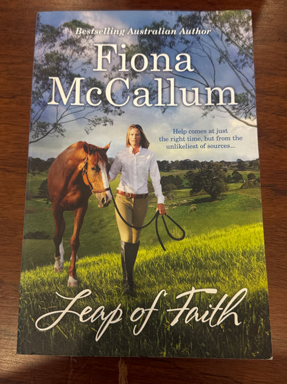 Leap of faith . Fiona McCallum. 2015.